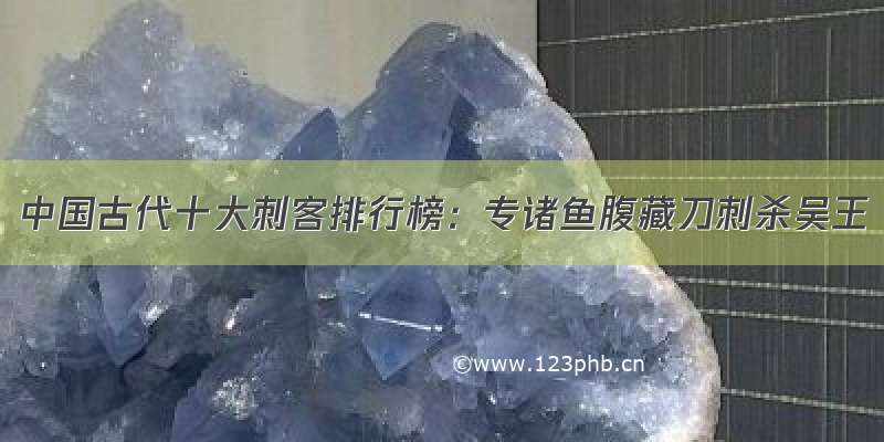 中国古代十大刺客排行榜：专诸鱼腹藏刀刺杀吴王